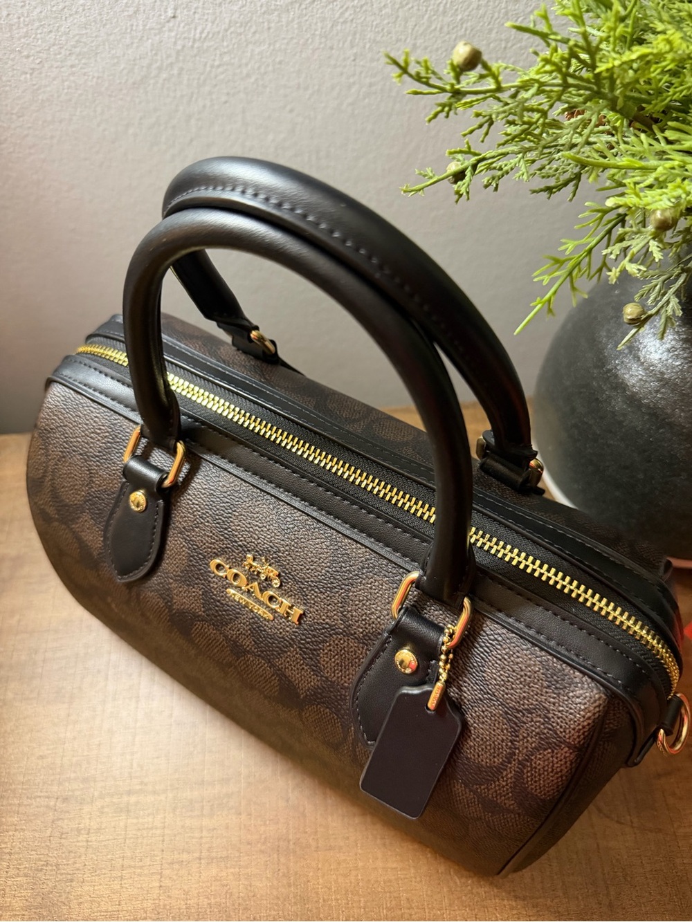 Coach Signature Rowan Crossbody/Satchel - Picture 3 of 13